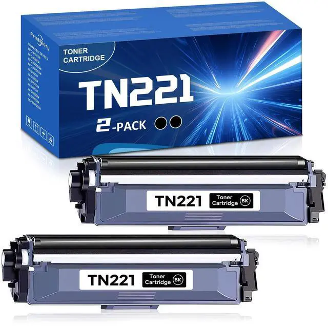 Main image of TN-221 TN221 Toner Cartridge Black High Yield (2-Pack) | Replacement for Brother MFC-9130CW HL-3170CDW HL-3140CW HL-3180CDW MFC-9330CDW MFC-9340CDW HL-3150CDN Printers