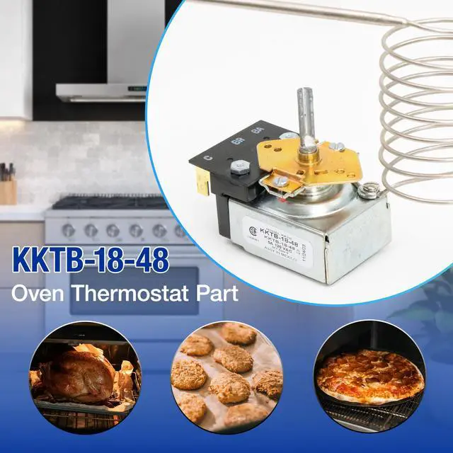 Alt view image 5 of 7 - Robertshaw KKTB-18-48 Stove Oven Range Thermostat 5A 120VAC Max Temp 599°F for and Other Gas Range Stoves
