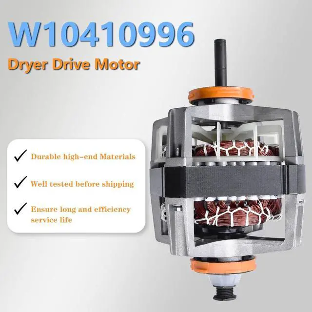 Alt view image 2 of 6 - Upgraded W10410996 Drive Motor Replacement by | for Whirlpool Admiral Crosley maytag Norge Compatible Part Number: 532567 532275 31001589 53-2590 53-4459