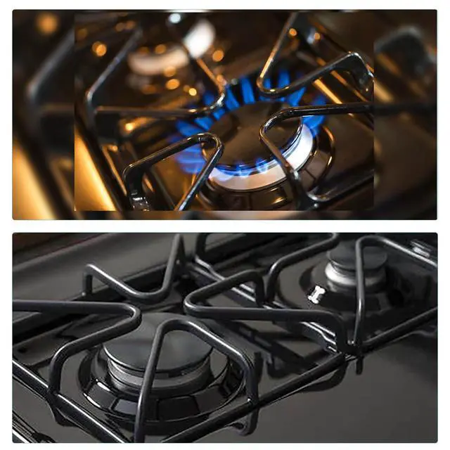 Alt view image 5 of 7 - WB31K10034 Gas Stove Burner Grates Replacement for GE XL44 Stove Top, General Electric Gas Range and Hotpoint Gas Range Burner Grates, Square Burner Surface Top Grates for GE Stove Parts