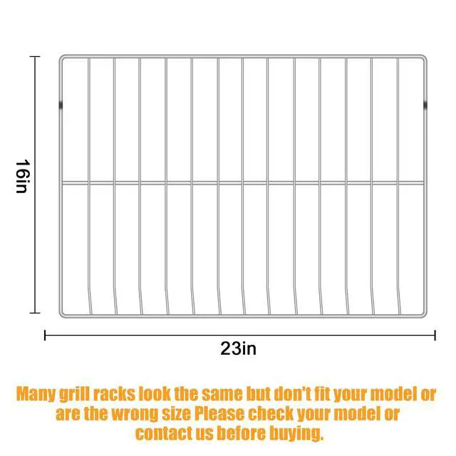 Alt view image 2 of 7 - 316067902 Oven Rack for Range for Frigidaire, Kenmore Oven 316069800, 31608380022-7/8" x 16-1/4"(2 Pack)