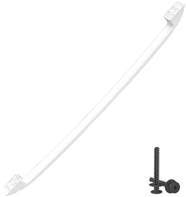 Main image of Upgraded WB15X10048 Oven Handle Compatible with GE Hotpoint Oven Handle Replacement White General Electric Range Stove Parts AP2021197 JGBP30WEA1WW JBP24WB4WW Parts with Screws