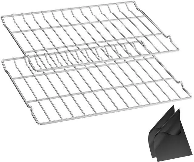 Main image of UPGRADE 24.6"x16" MHL63411403 Oven Rack For LG Oven Stove Replacement Parts | Range Stove Shelf LDG4313ST LTE4815ST LTE4815BM LTE4815BD,304 Stainless Steel Air Fry Oven Rack Baking Roasting Shelves
