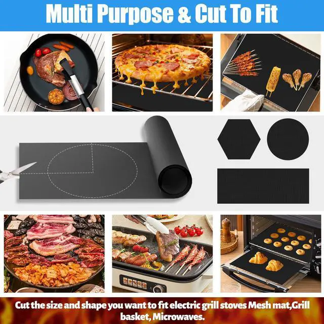 Alt view image 6 of 7 - UPGRADE 24.6"x16" MHL63411403 Oven Rack For LG Oven Stove Replacement Parts | Range Stove Shelf LDG4313ST LTE4815ST LTE4815BM LTE4815BD,304 Stainless Steel Air Fry Oven Rack Baking Roasting Shelves