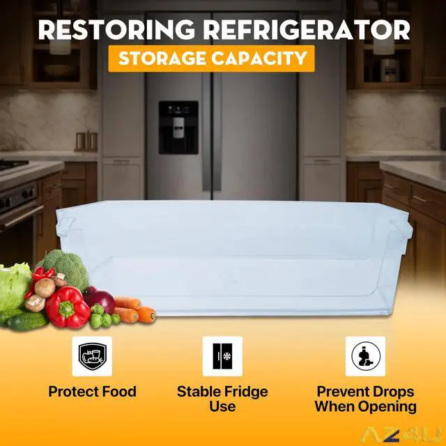 Alt view image 6 of 7 - Replacement For Whirlpool Refrigerator Door Shelf WRS325SDHZ00 WRS325SDHZ01 WRS325SDHZ04 WRS325SDHZ05 WRS321SDHZ00 WRS321SDHZ01 WRS321SDHZ04 WRS321SDHZ05 WRS325SDHW01 WRS325SDHW05 Refrigerator