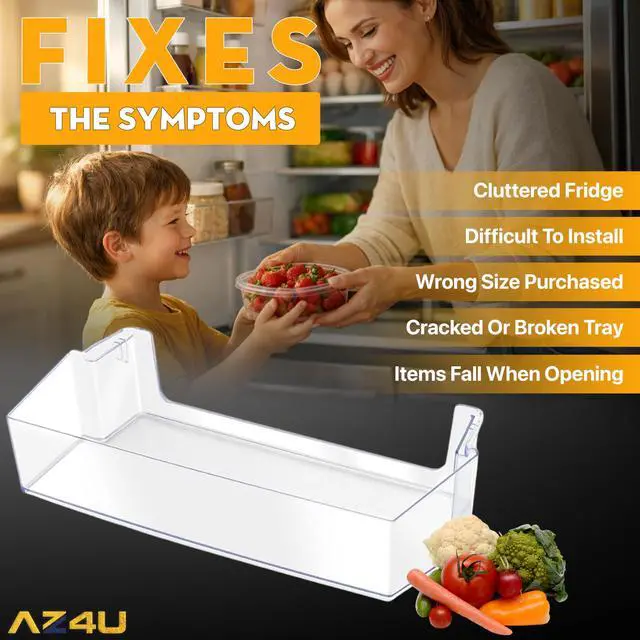 Alt view image 7 of 7 - Replacement For Whirlpool Refrigerator Door Shelf WRS325SDHZ00 WRS325SDHZ01 WRS325SDHZ04 WRS325SDHZ05 WRS321SDHZ00 WRS321SDHZ01 WRS321SDHZ04 WRS321SDHZ05 WRS325SDHW01 WRS325SDHW05 Refrigerator