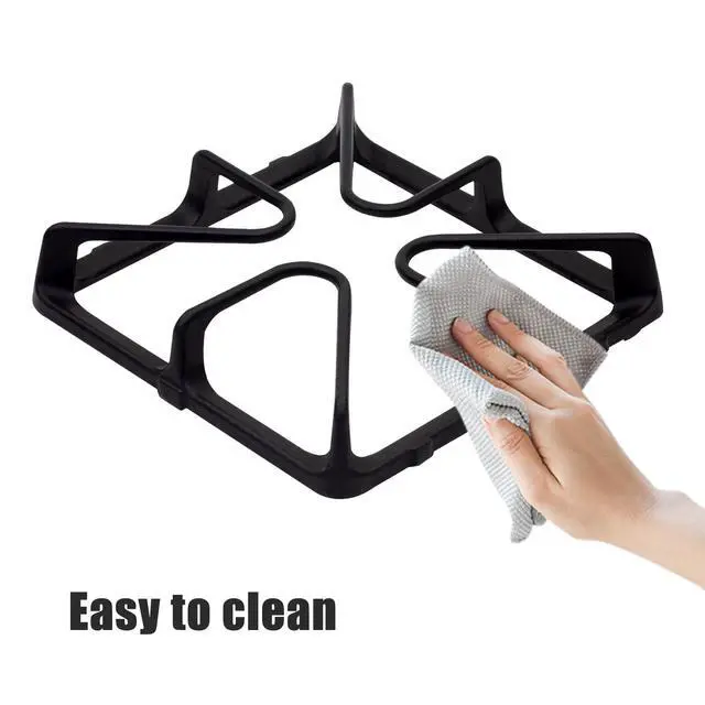 Alt view image 5 of 7 - WB31K10034 Burner Grates for Gas Stoves Compatible with GE Gas Stove Range for General Electric Gas Stove Top Surface Grate Cast Iron Rack-4Pack