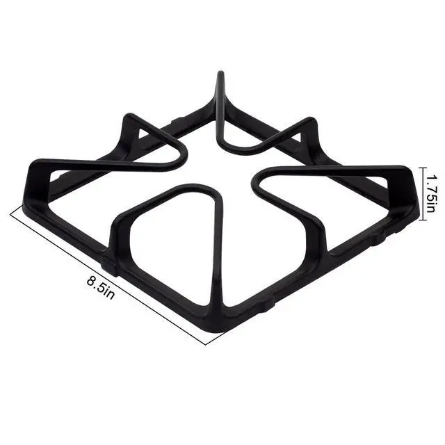 Alt view image 7 of 7 - WB31K10034 Burner Grates for Gas Stoves Compatible with GE Gas Stove Range for General Electric Gas Stove Top Surface Grate Cast Iron Rack-4Pack