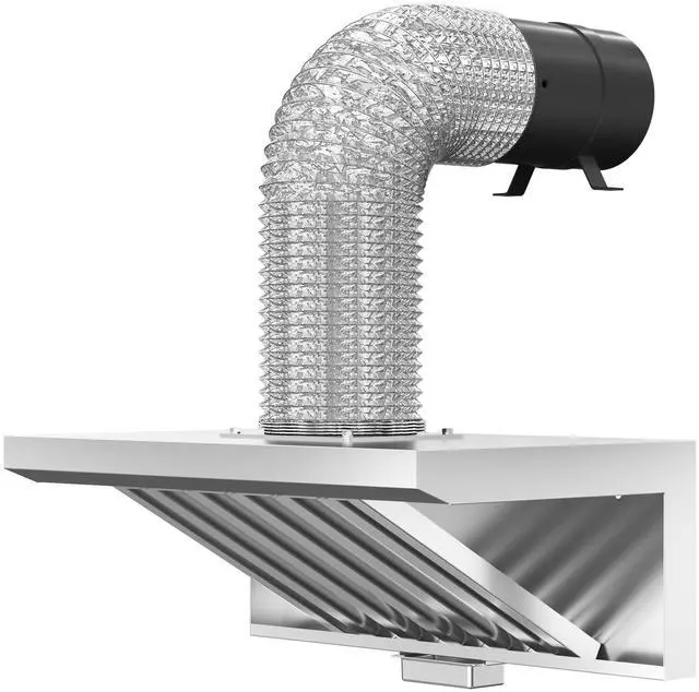 Main image of 24" Wall Mount Range Hood,360 CFM Stainless Steel Ducted Stove Vent Hood | 2-Speed Control Switch,Stove Hood for Compact Kitchen,Apartments,Dorm Room,CE Certified