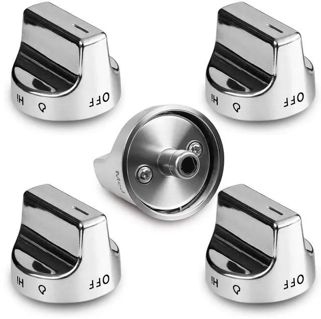 Main image of (5Pcs) W11620567 Gas Stove Knobs Replacements Compatible with Whirlpool WFG525S0JS5/WFG525S0JS6 WFG525S0JZ5/WFG525S0JZ6/WFG535S0LS4, Range Oven Knob Replace Part W11510456 PS16745048