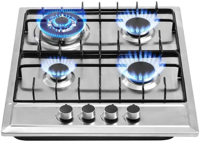 Main image of 24x20 Built in Gas Cooktop 4 Burners Stainless Steel Stove with NG/LPG Conversion Kit Thermocouple Protection and Easy to Clean (20Wx24L)