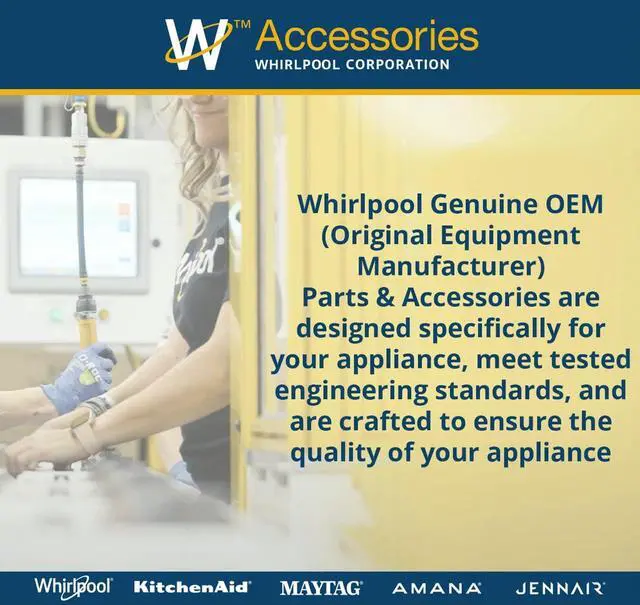 Alt view image 5 of 5 - Genuine OEM Ice Maker Assemply W11424126 for use with Models WRT313S, WRT112C, WRT313C, WRT312C and WRT312C