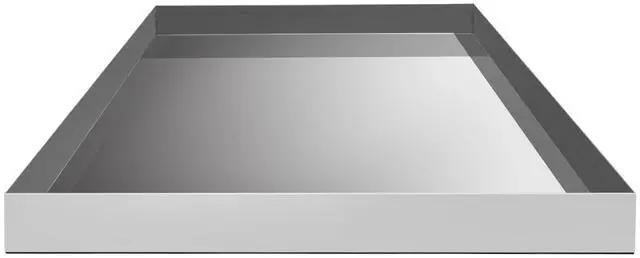 Main image of 24" x 24" 2.5" Heavy Duty Washer Machine Drain Pan, Galvanized Steel Drip Tray Catch (24"x24" Galvanized)