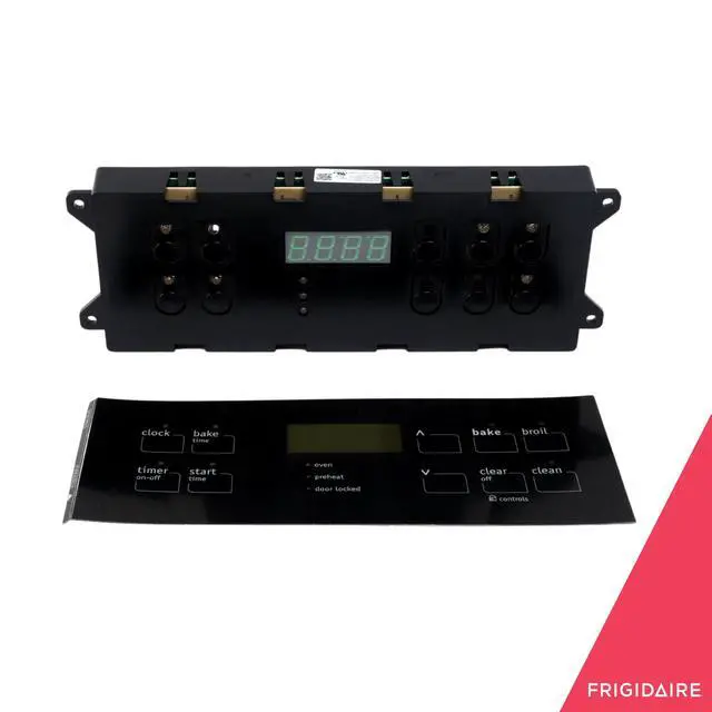 Alt view image 2 of 7 - 318414213 Oven Control Board and Clock for Electric Ranges and Stoves, Black