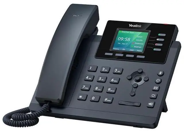 Main image of Office Yealink T34W Wi-Fi IP Business Phone. Works only with Cloud-Based VoIP Phone Service with Virtual Receptionist, Desktop & Mobile app, Videoconferencing, Subscription Required
