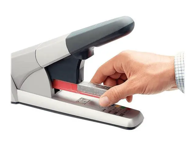 Alt view image 2 of 6 - 02892 Heavy Duty Cartridge Stapler, 80 Sheet Capacity, Silver