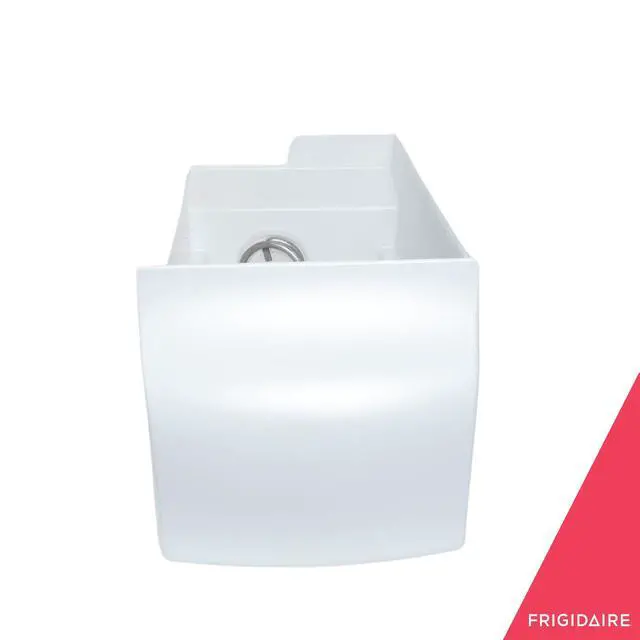Alt view image 2 of 6 - 241860801 Ice Bucket Container Assembly Kit for Refrigerators, White