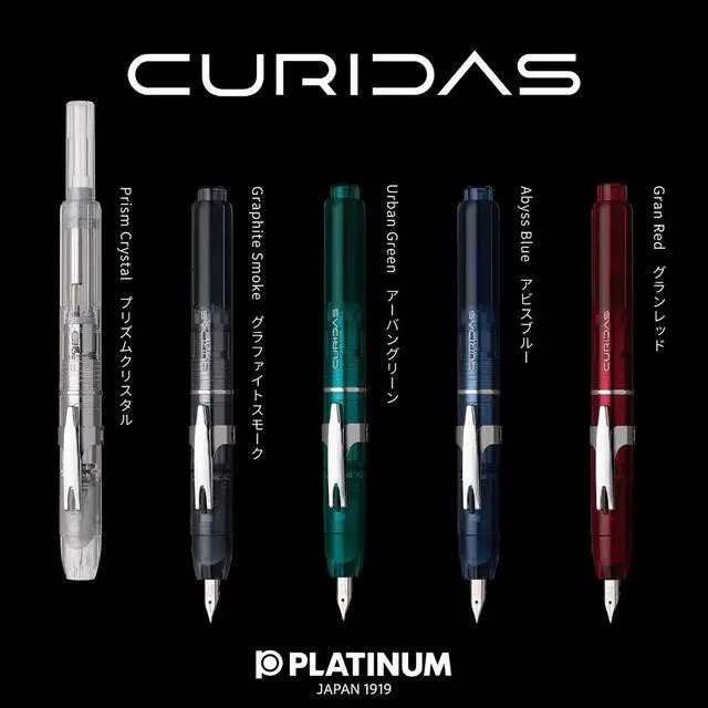 Alt view image 7 of 7 - Fountain Pen, Curidus, Prism Crystal, Extra Fine Point, PKN-7000#6-1