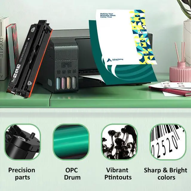 Alt view image 6 of 7 - 20N10K0 Black Toner Cartridge(with chip) for Lexmark CS331dw CS431dw CX331adwe CX431adw Printer,1,500 Pages High Yield Ink Cartridge Compatible 20N1HK0,20N1XK0 (1 Pack Black)