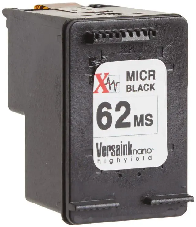 Main image of Nano HP 62 MS Black MICR Ink Cartridge for Check Printing, Black