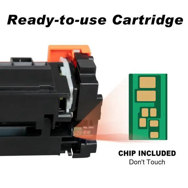 Alt view image 2 of 7 - 215A Toner Cartridge Compatible for HP 215A Toner Cartridge 4 Pack | W2310A W2311A W2312A W2313A Works with Color Pro MFP M183fw M182n M182nw M155nw M155a M182 M183 Series Printer, With Chip