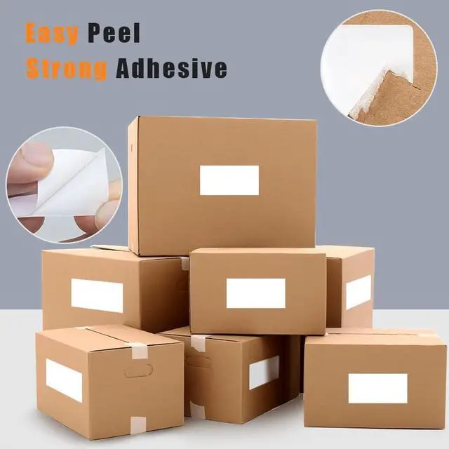 Alt view image 4 of 7 - FBA Label Shipping Mailing Stickers A4(500Sheets, 22000Labels) 44-up Labels 48.5 X 25.4 Mm on A4(1 X 1.9 Inches), White Self Adhesive Shipping Mailing Stickers for Laser/Inkjet Printer