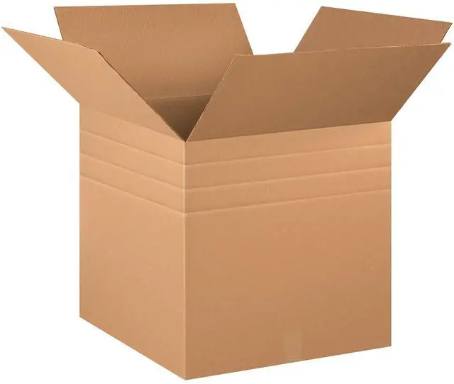 Main image of Shipping Boxes Multi-Depth 20"L x 20"W x 20"H, 10-Pack | Corrugated Cardboard Box for Packing, Moving and Storage