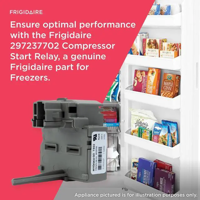 Alt view image 5 of 7 - 297237702 Compressor Start Relay for Freezers