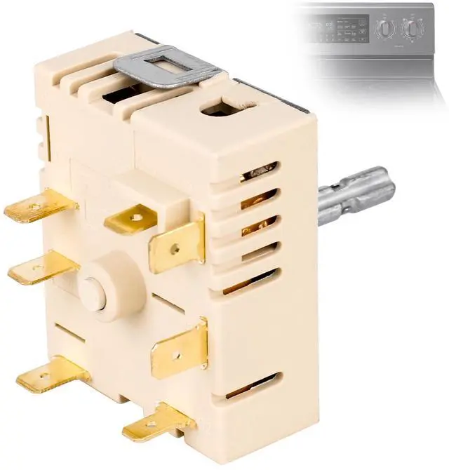 Main image of G44-01006B PER001-12D Infinite Switch for Samsung Range - Dual Burner Surface Element Control Switch Replacement Part Compatible with Samsung NE59 Series Electric Ranges &Stoves (AP6037530,PS11771631)