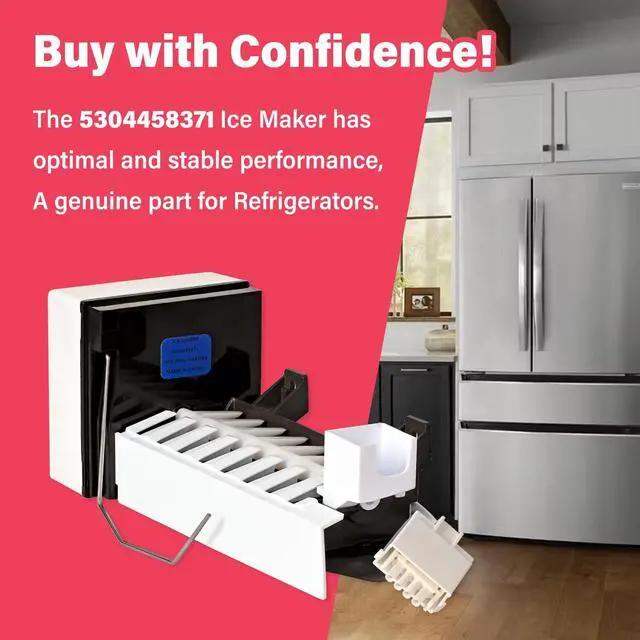 Alt view image 7 of 7 - 5304458371 Refrigerator Freezer Ice Maker Fits for Frigidaire Electrolux