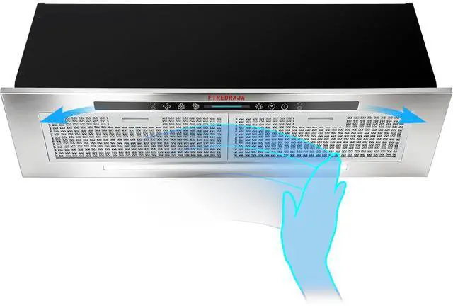 Main image of 27.8 inch Range Hood Insert 400CFM Build-In/Insert Stainless Steel Kitchen Vent Hood |3-Speed Controls |Gesture & Touch Control LED Lights| 6 Layers Grease Filters|Ducted/ductless Convertible