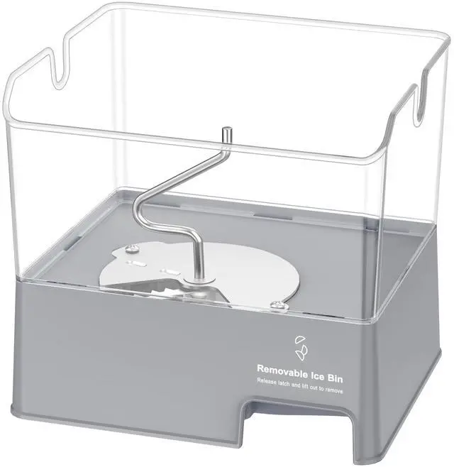 Main image of UPGRADED W11129522 Refrigerator Ice Bucket For Whirlpool KitchenAid Ice Bucket Replacement W10564750 Whirlpool Removable Ice Bin KitchenAid Ice Maker Tray Parts KRFF707ESS01 KRMF706ESS01 Ice Container