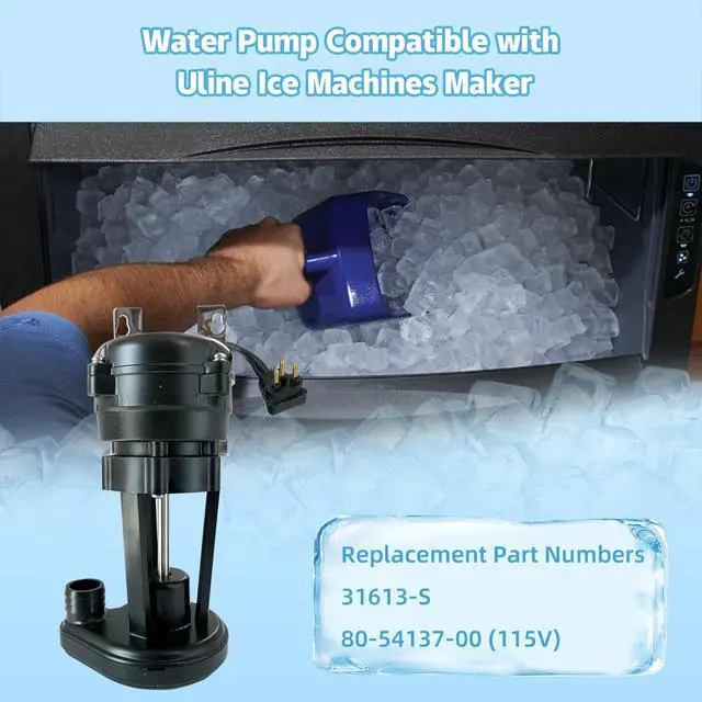 Alt view image 2 of 6 - 31613-S Water Pump Compatible with Uline Ice Machines Maker
