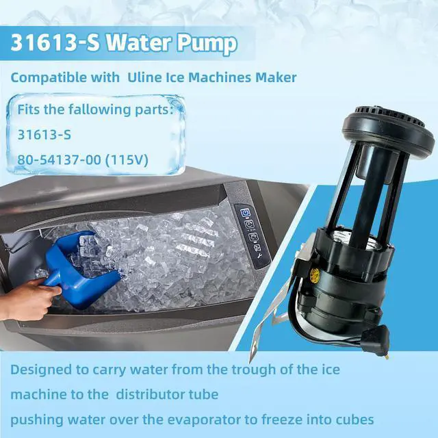 Alt view image 3 of 6 - 31613-S Water Pump Compatible with Uline Ice Machines Maker