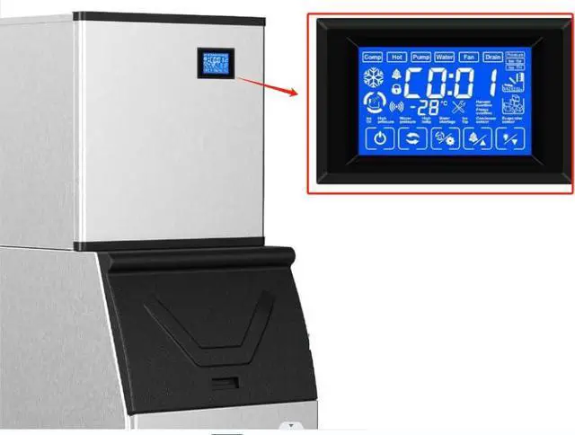 Alt view image 3 of 3 - Ice Maker Machine OEM LCD Touch Screen Display, for Repair Replacement Your Commercial ice Maker, for Vevor,CotlinCoolski ice Makers
