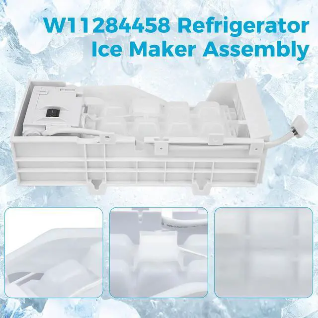 Alt view image 5 of 7 - W11284458 W11088559 Ice Maker Parts, Replace for Whirlpool Refrigerators | Compatible with AP6809232 EAP12584610 PS12584610 and 4961086; Made From Food-Grade Materials for Safe Use