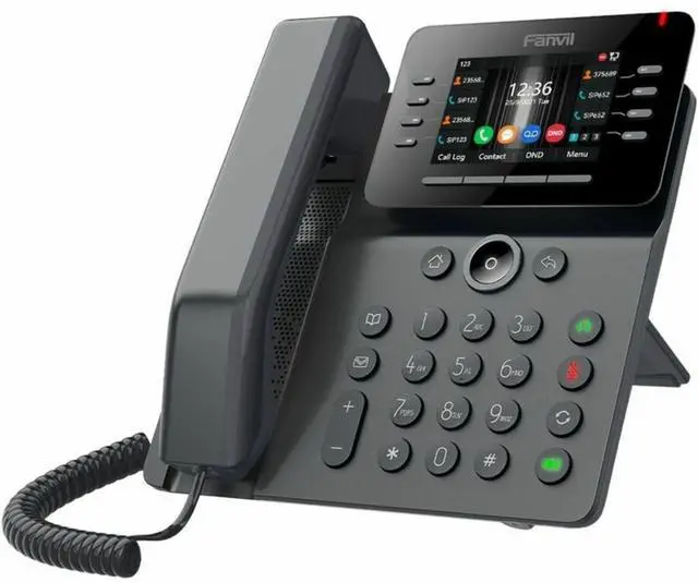 Main image of V64 Prime Business Phone 12 SIP Lines HD Voice PoE and Dual Gigabit Ports