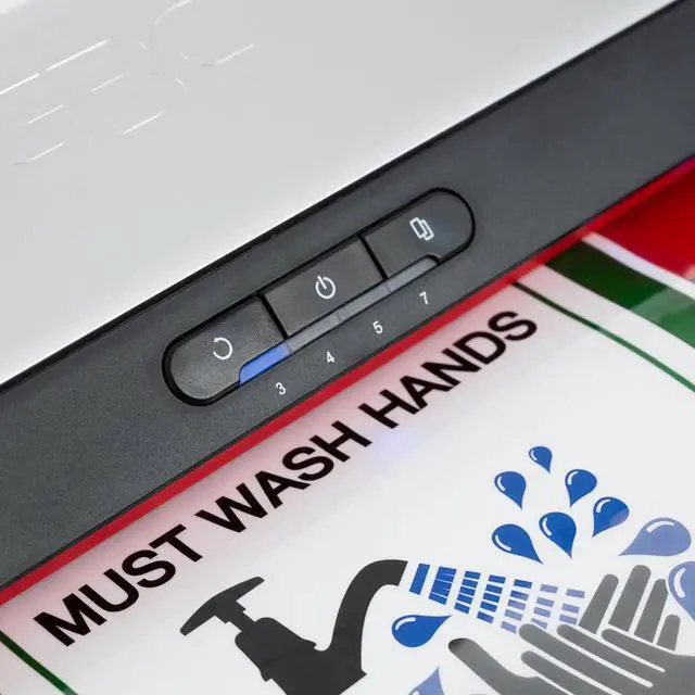 Alt view image 6 of 7 - Laminator Machine, 13" Wide Format 4-Roller Professional Pouch Laminator with Auto Reverse Anti-Jam (480HS)