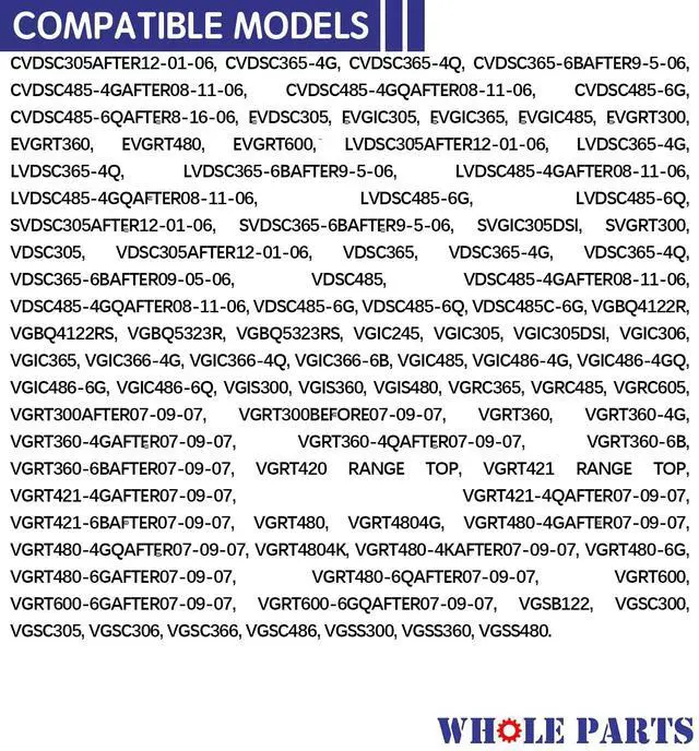 Alt view image 7 of 7 - Upgraded Top Front Burner Assembly Part# PA080037 - Replacement and Compatible with Some Viking Ranges