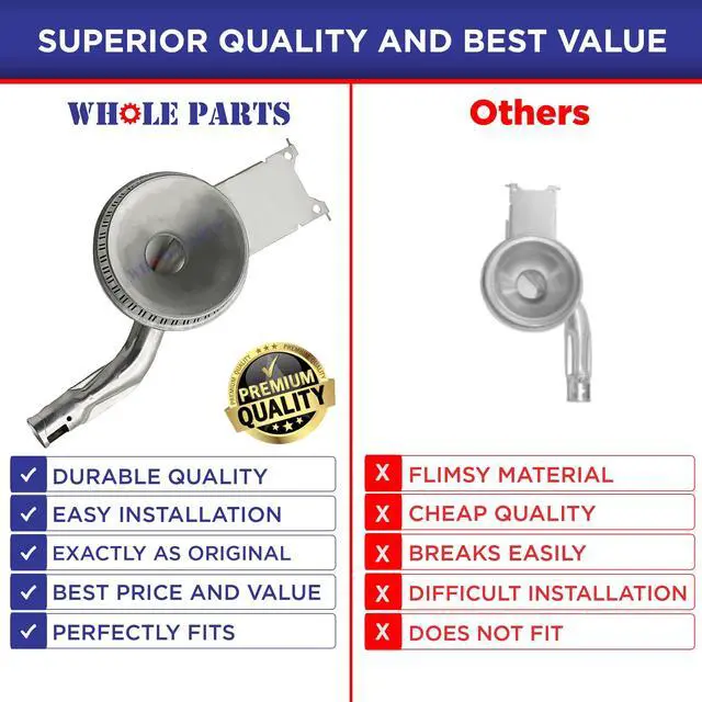 Alt view image 6 of 7 - Upgraded Top Front Burner Assembly Part# PA080037 - Replacement and Compatible with Some Viking Ranges