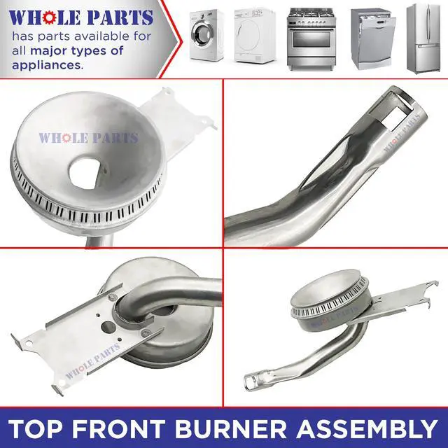 Alt view image 5 of 7 - Upgraded Top Front Burner Assembly Part# PA080037 - Replacement and Compatible with Some Viking Ranges