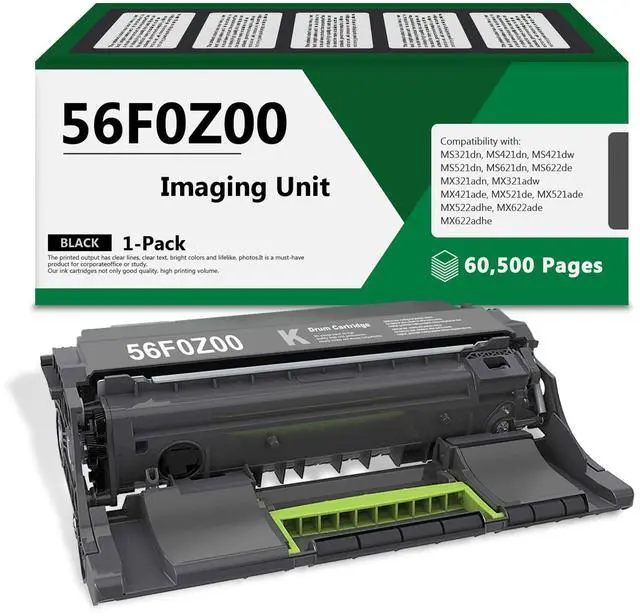 Main image of 56F0Z00 Black Imaging Unit(1-Pack) - Compatible 56F0Z00 Imaging Unit Replacement for Lexmark B2442dw B2338dw MS321dn MS421dn MS421dw MS521dn MS622de MX321adn Printer