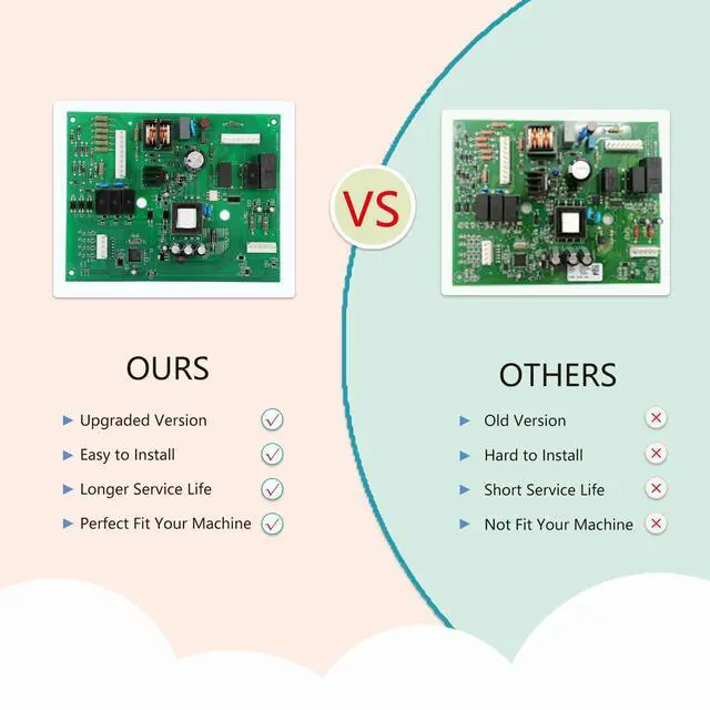 Alt view image 2 of 6 - Upgraded W10312695B, WPW10312695, W10312695 734060-04 Refrigerator Control Board, Compatible with maytag/Kenmore/Kitchen-aid/Whirlpool/Jenn-air/Amana/dacor,Replaces Part Number AP6019287, PS11752593