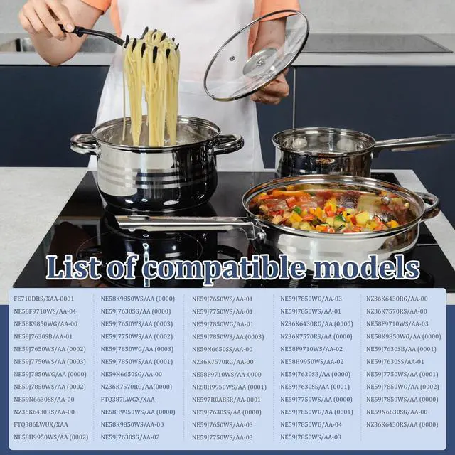 Alt view image 5 of 7 - DG47-00065A Range Triple Radiant ElementDG47-00021B/DG47-00022B/DG47-00021A Replacement for samsung Electric Range Stove Cooktop
