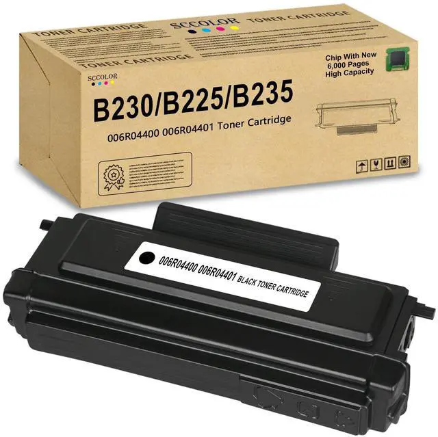 Main image of B230 B225 B235 Black Toner Cartridge 6,000 Pages Extra High Capacity 1-Pack Compatible 006R04400 006R04401 Toner Cartridge Replacement for Xerox B230 B225 B235 Printer