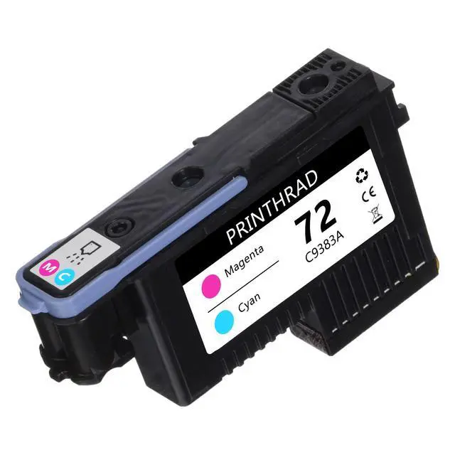 Alt view image 4 of 7 - 72 Printhead with New Updated Chips Compatible for HP Printers T610 T620 T770 T790 T1100 T1120 T1200 T1300 T2300 Printer 3 Packs (Gray/Photo Black, Cyan/Magenta, Matte Black/Yellow)