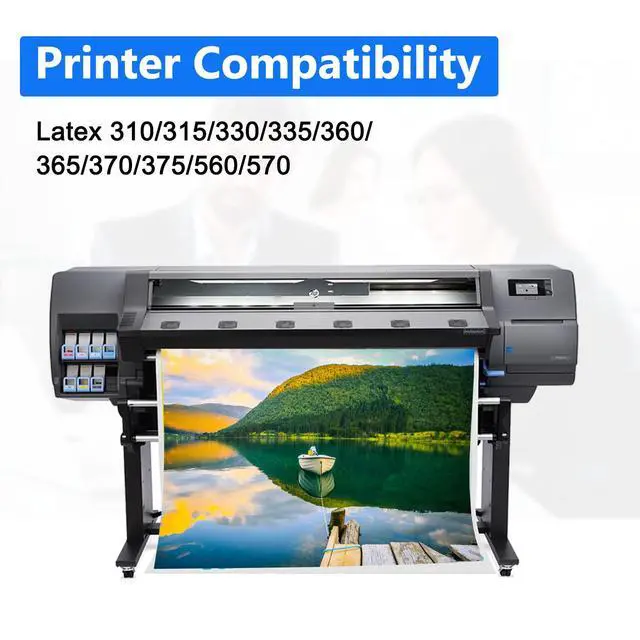 Alt view image 2 of 6 - 831 Magenta Ink Cartridges Replacement for 831 Latex Ink Cartridges High Performance Work for Latex 310 54in. 330 64in. 360 64in. 370 64in. 570 64in. PrintersMagenta