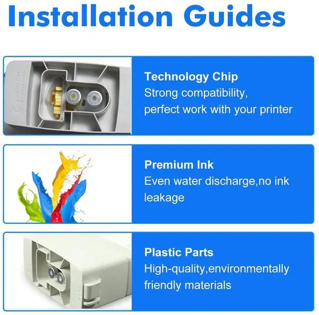 Alt view image 5 of 6 - 831 Magenta Ink Cartridges Replacement for 831 Latex Ink Cartridges High Performance Work for Latex 310 54in. 330 64in. 360 64in. 370 64in. 570 64in. PrintersMagenta