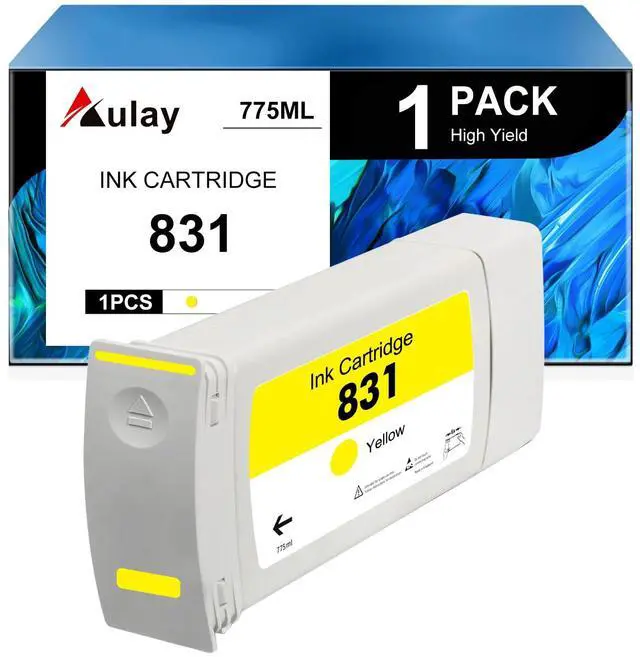 Main image of 831 Yellow Ink Cartridges Replacement for 831 Ink Cartridges High Performance Work for Latex 310 54in. 330 64in. 360 64in. 370 64in. 570 64in. PrintersYellow