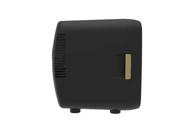 Alt view image 7 of 7 - Retro Mini Fridge, 12/9 liters Cans Beverage Cooler, 100% Freon-Free & Eco Friendly Perfect for Home, Office, or Cars. Includes Plugs for Home Outlet & 12V Car Charger (Slate)